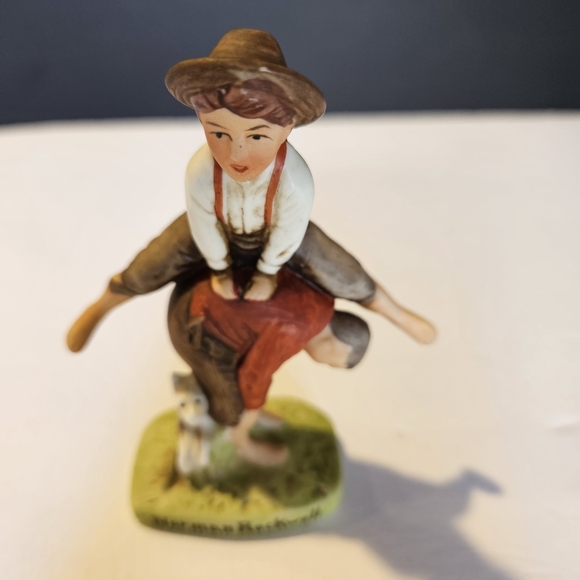 Authentic Norman Rockwell Leap Frog 1979 Dave Grossman Figurine In great cond - Picture 1 of 9